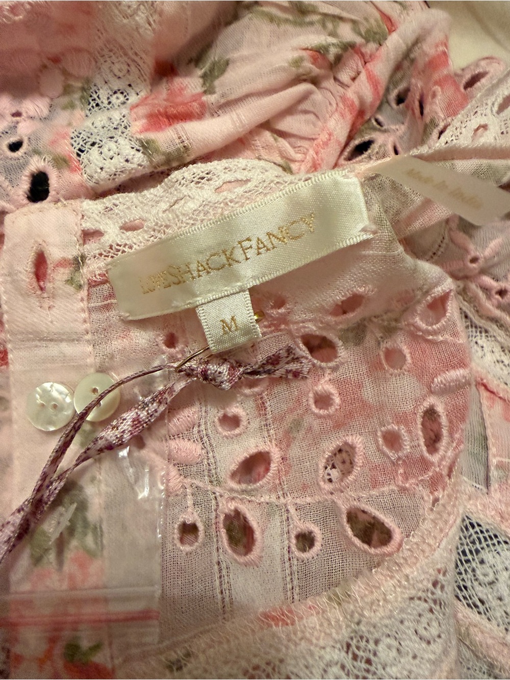 LoveShackFancy's mini Augustine Dress, NWT Size M - Picture 14 of 14